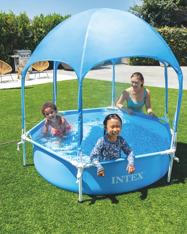 Metal Frame Canopy Metal Frame Pool - 6ft X 15In
