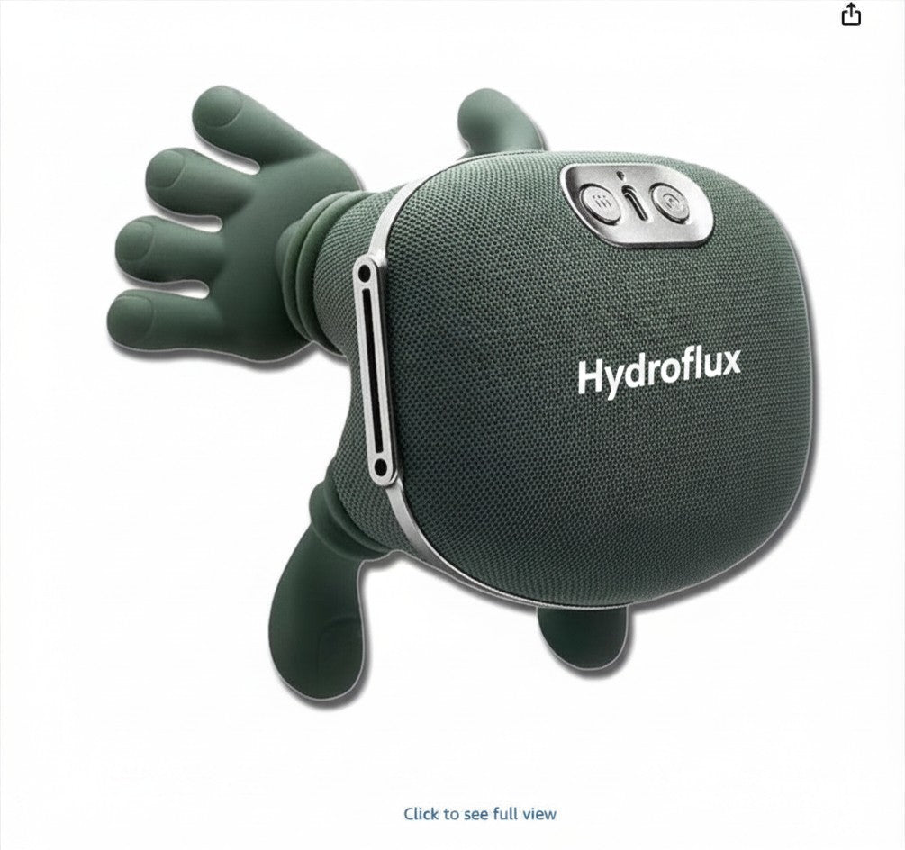 Hydroflux™ Bionic Hand Kneading Massager – 4D Deep Tissue Relief for Neck & Shoulders